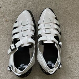 Dr martens white sandals